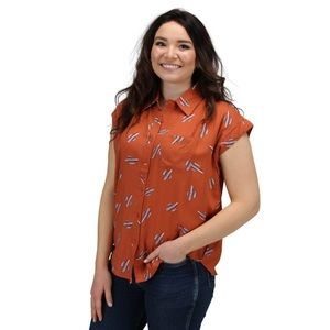 Cotton & Rye Cactus button down shirt